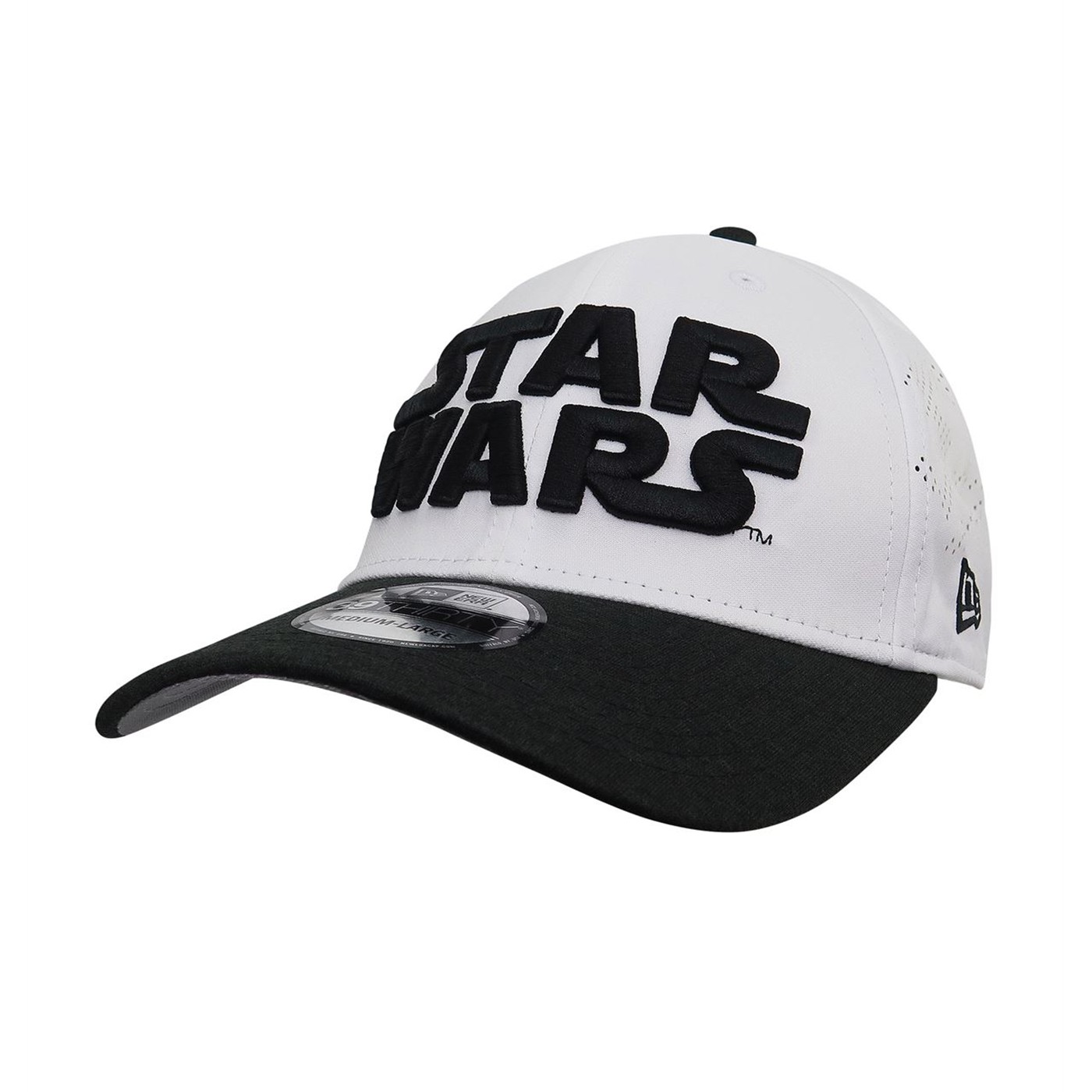 Star Wars Last Jedi Trooper Mesh 39Thirty Fitted Hat, White