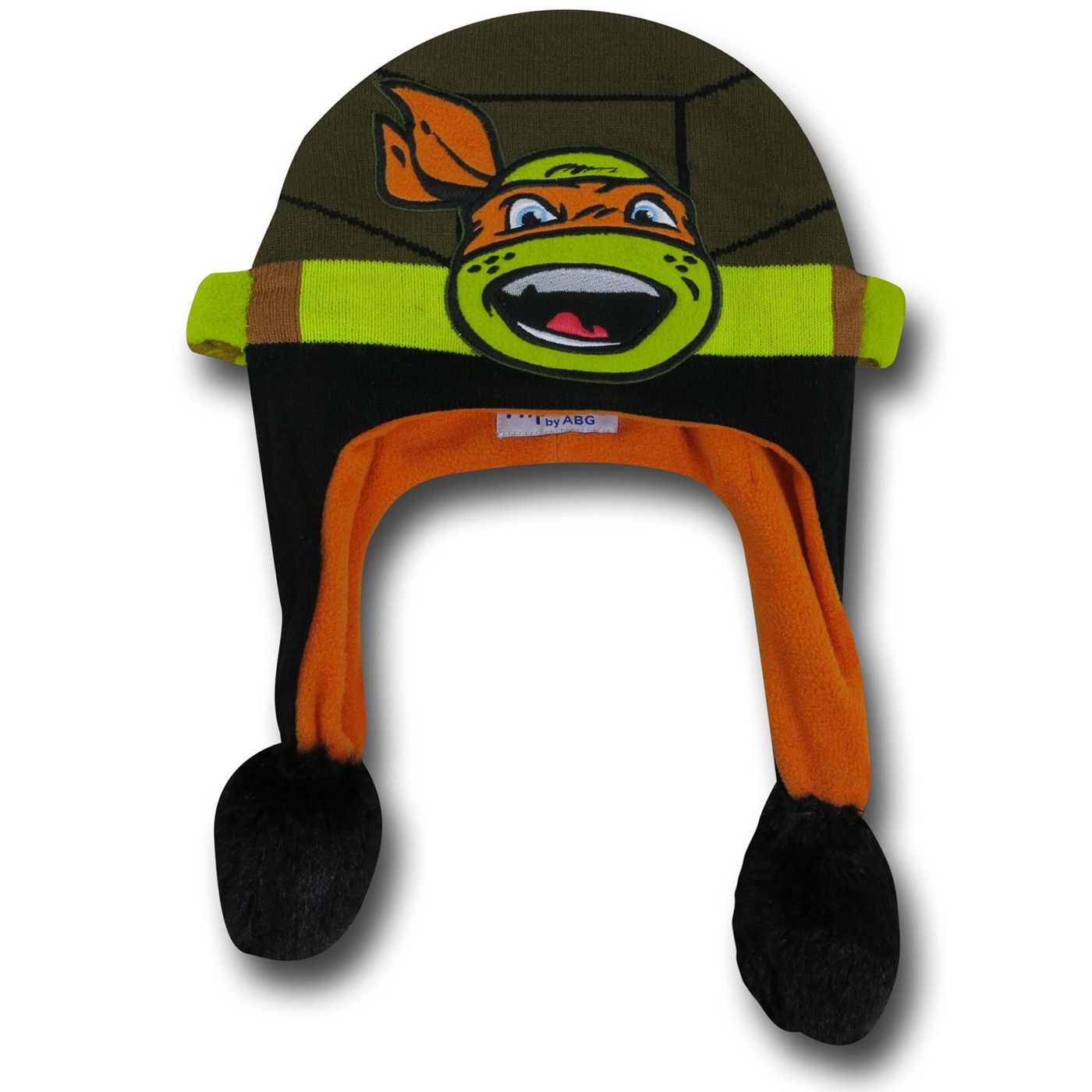 TMNT Kids Flipeez Laplander Beanie, Brown