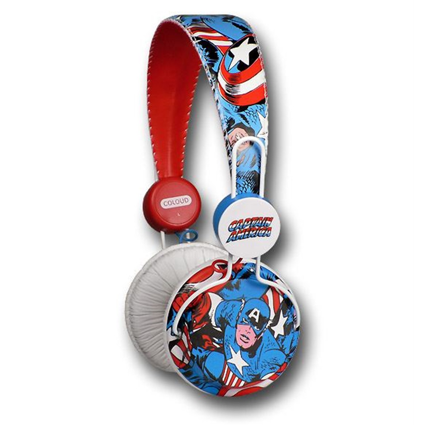 Captain America Retro Stereo Headphones