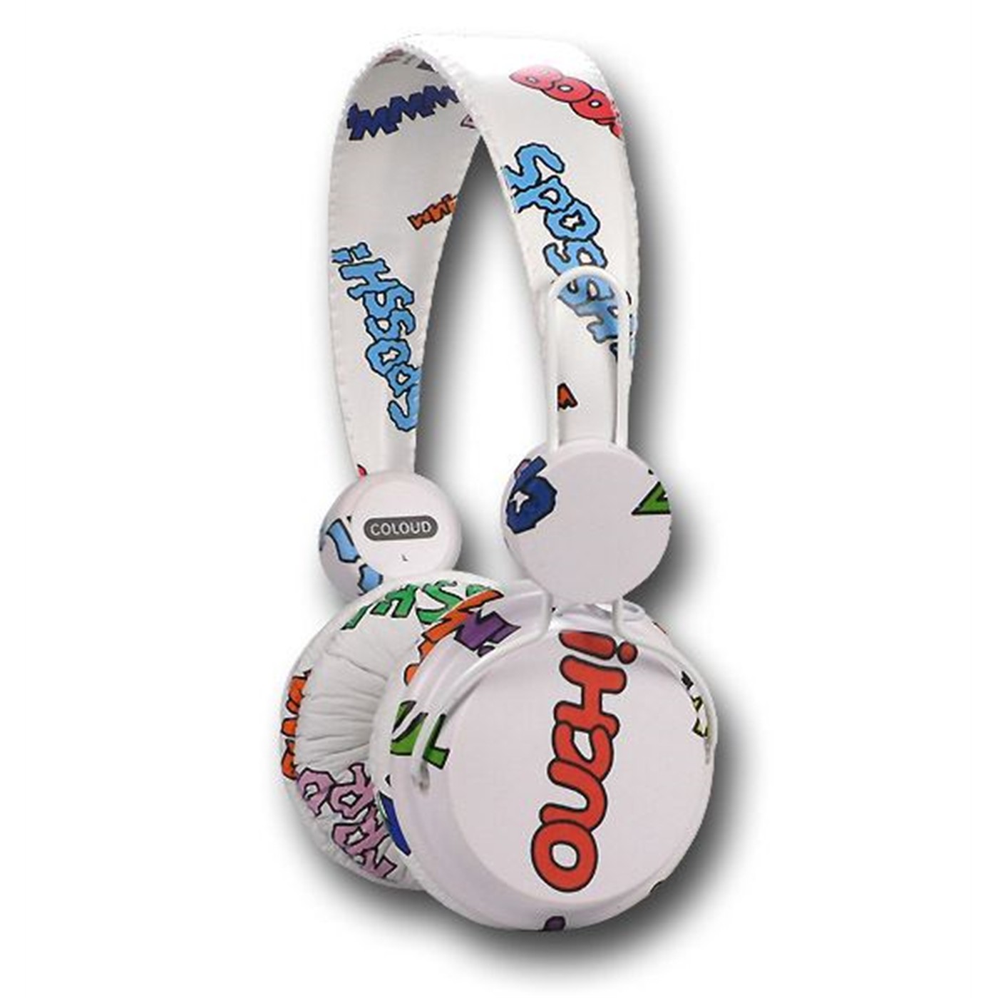 Ka-POW! Marvel Superhero Stereo Headphones, White