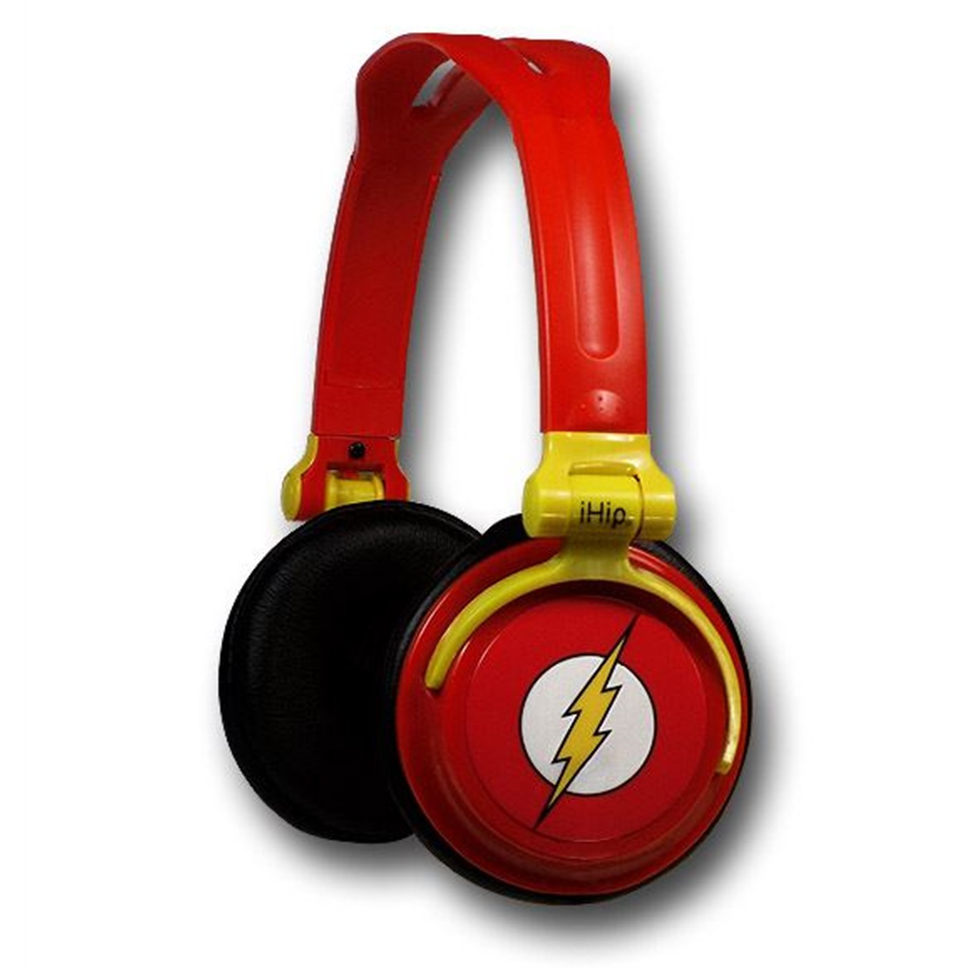 Flash Symbol DJ Style Headphones, Red