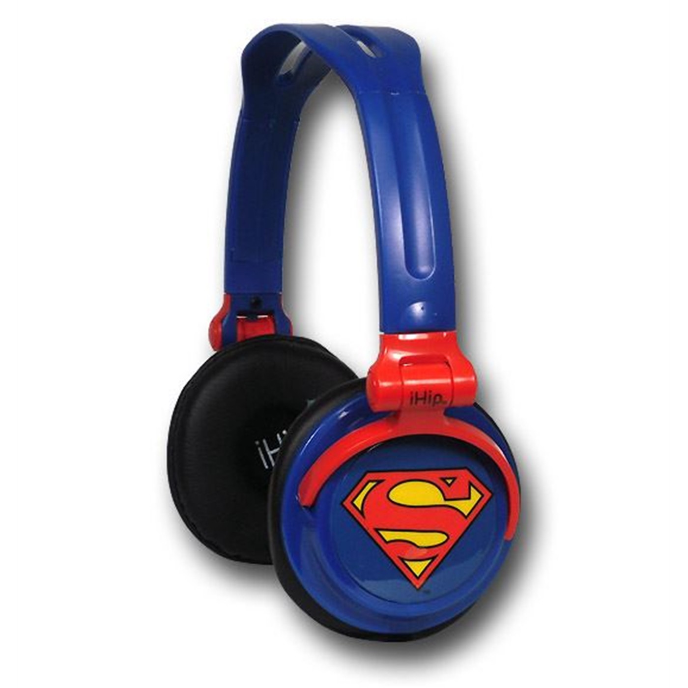 Superman Symbol DJ Style Headphones, Blue