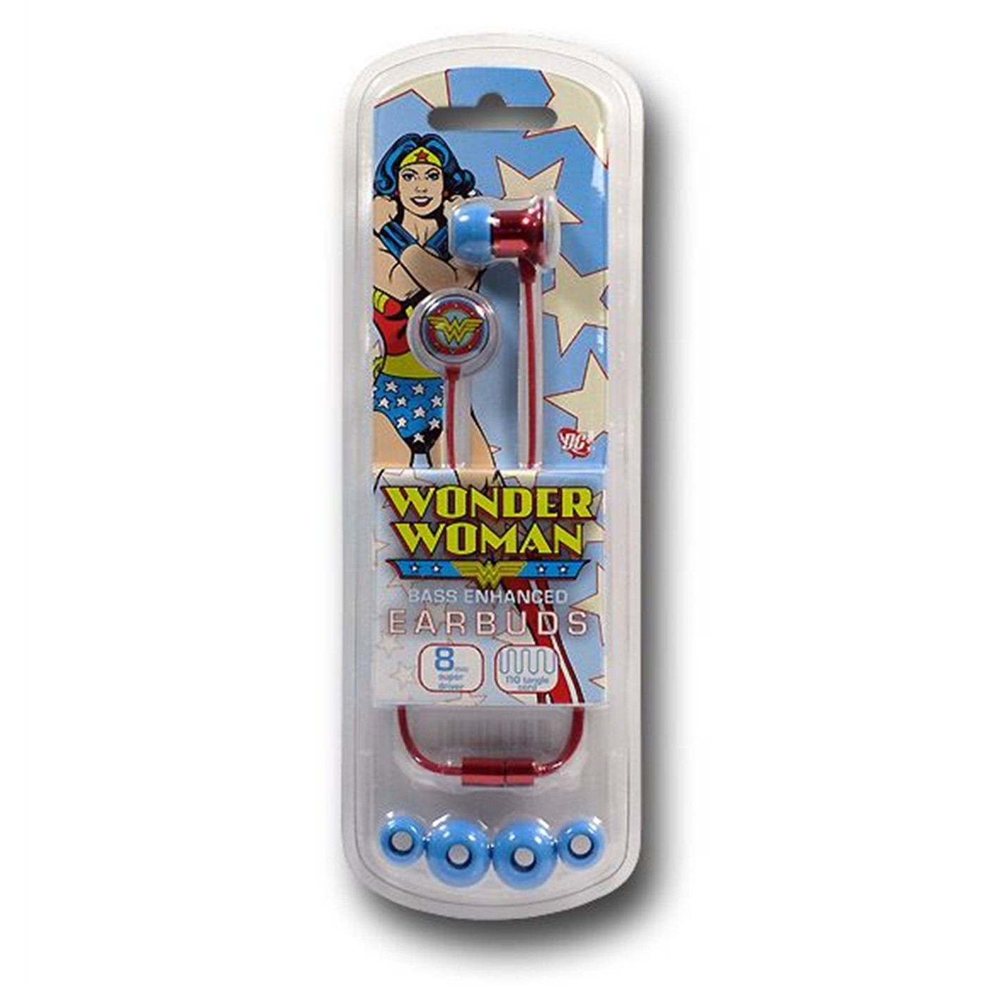 Wonder Woman Symbol Metal Earbuds