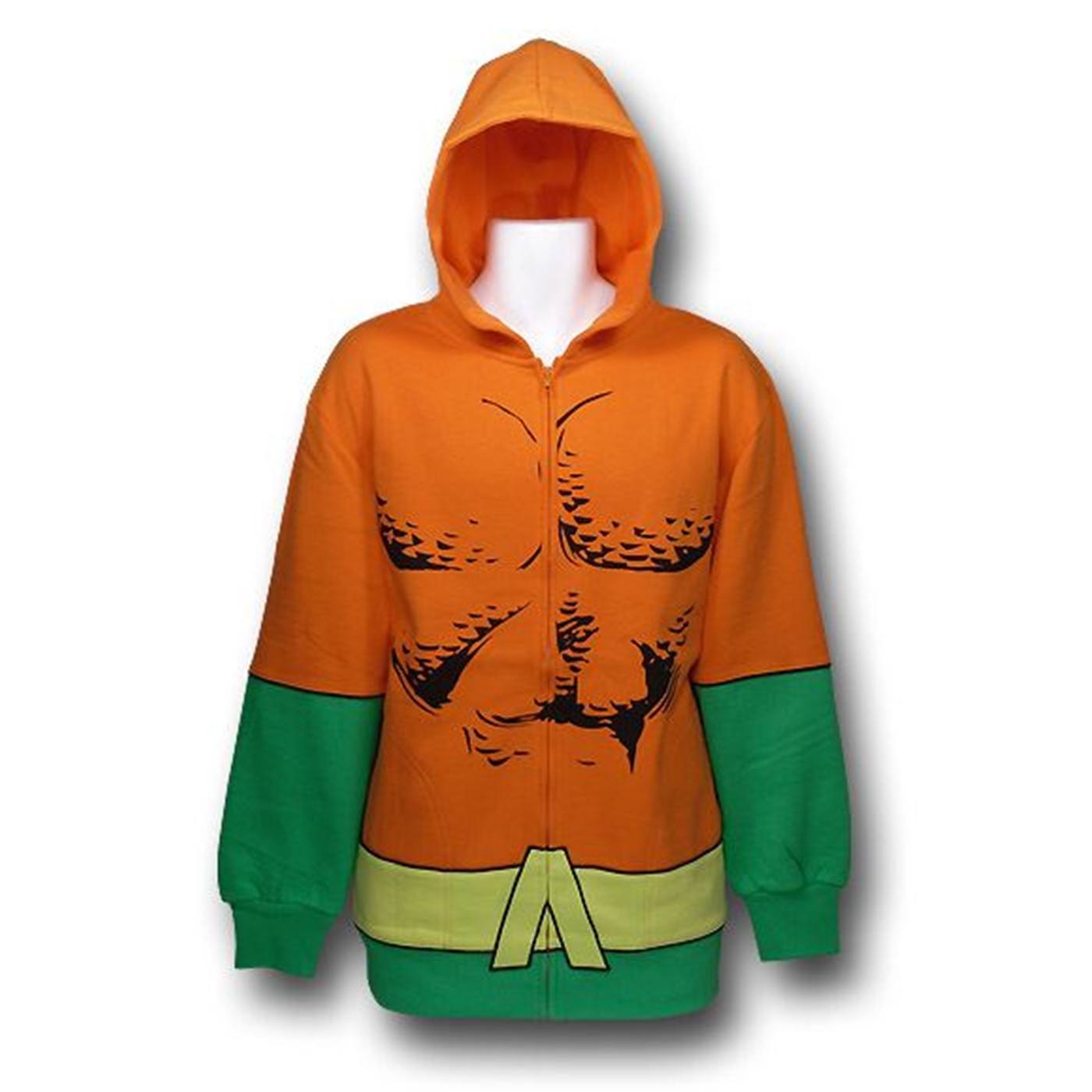 Aquaman Costume Hoodie, Orange