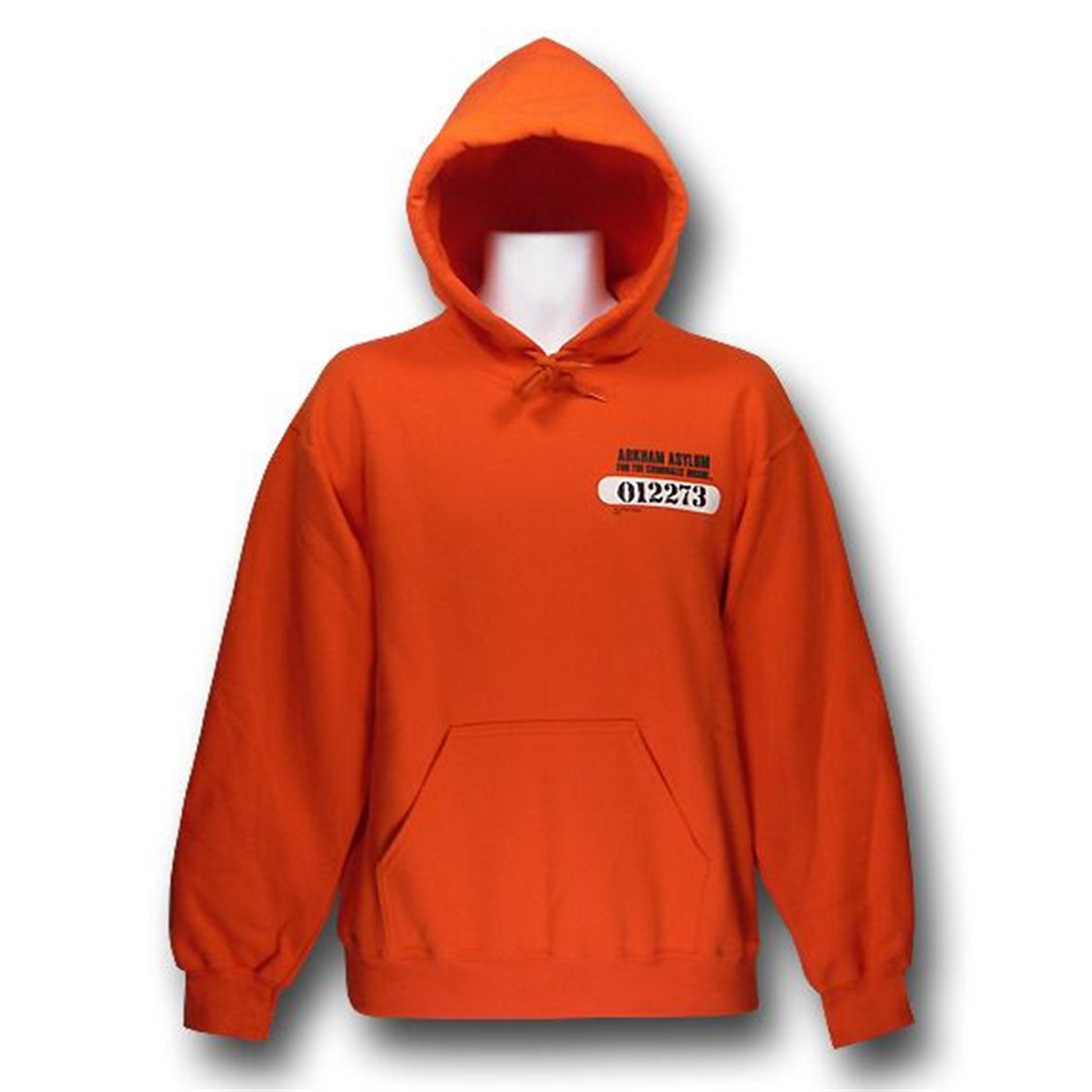 Arkham Asylum Inmate Hoodie, Orange