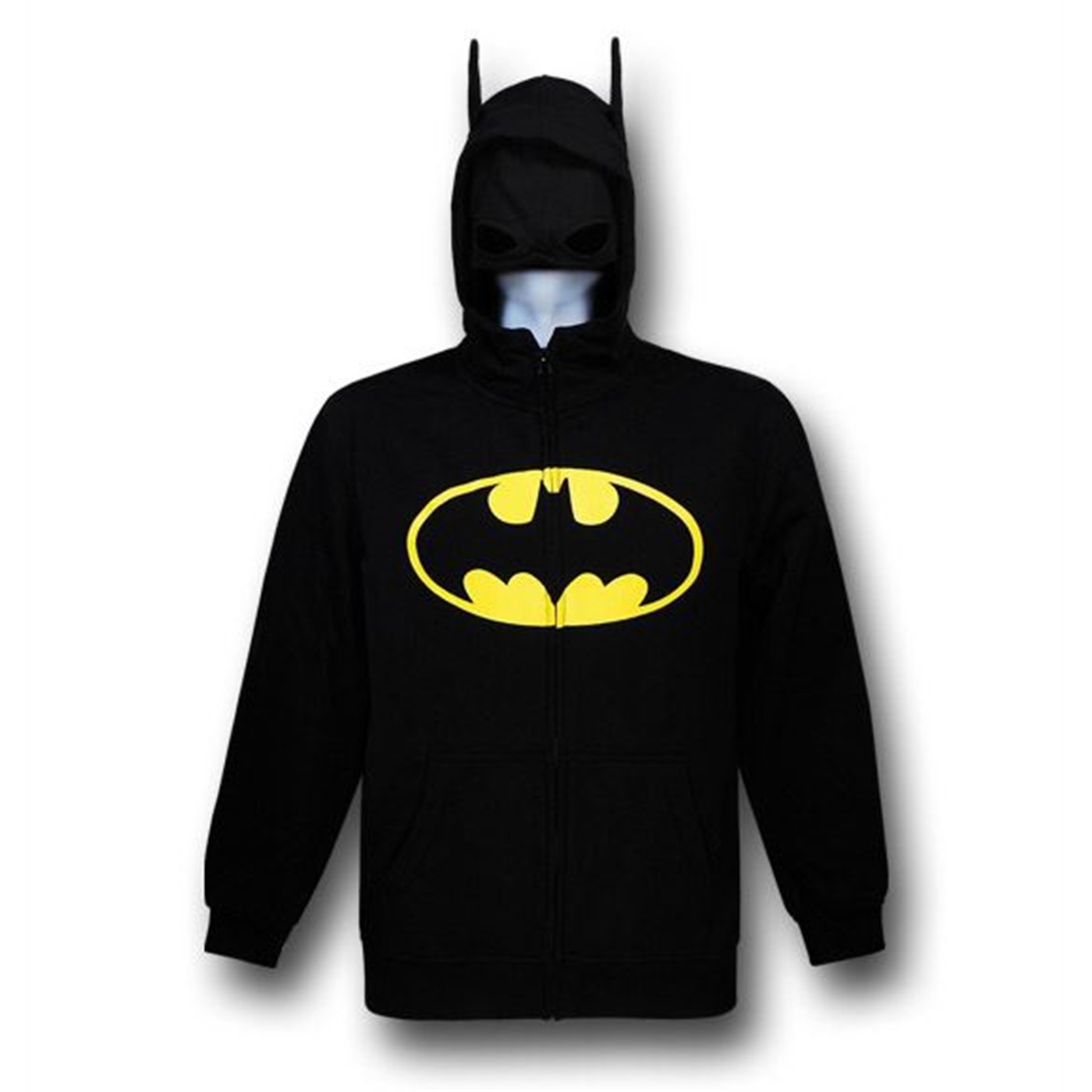 Batman Youth Cowl Costume Hoodie, Black