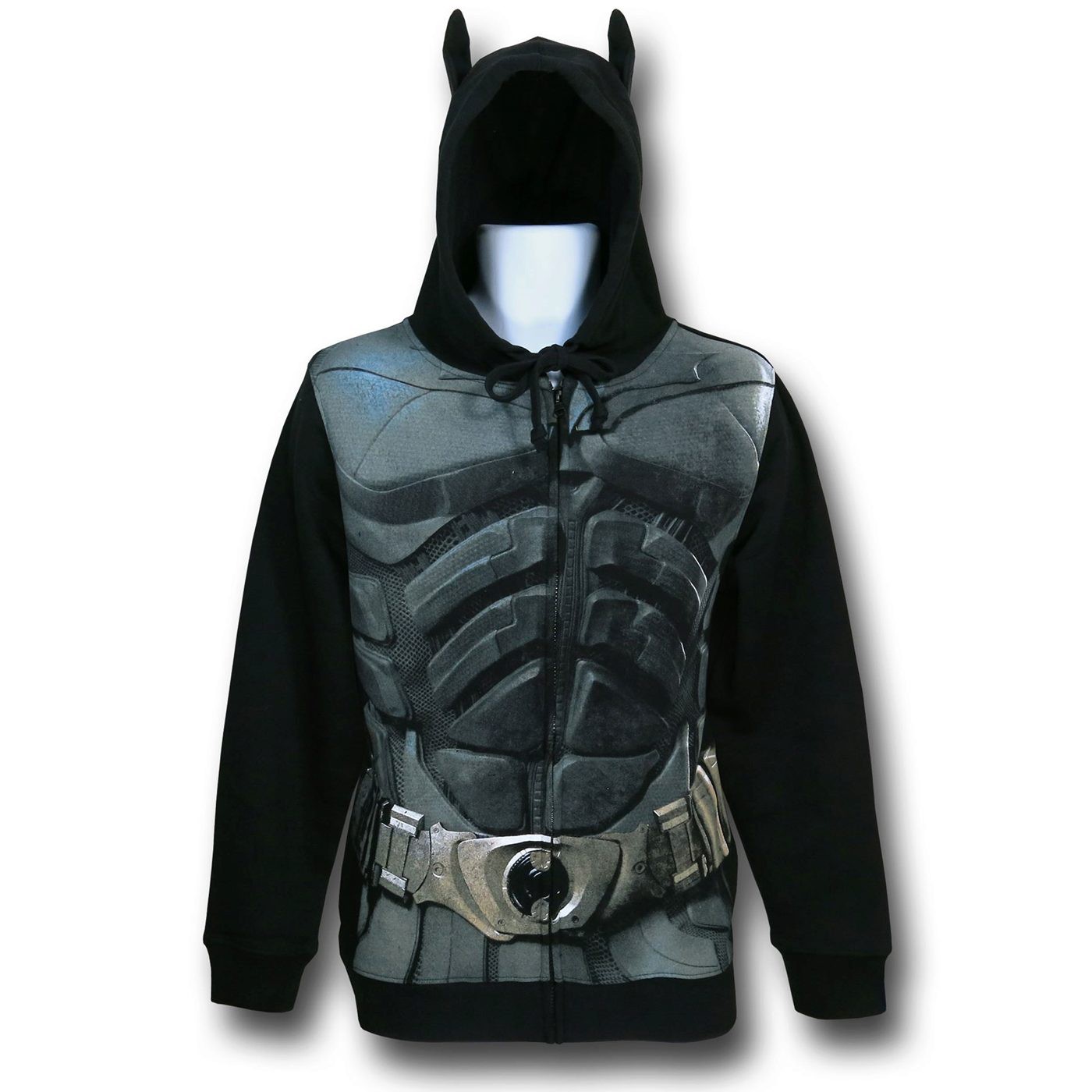 Batman Dark Knight Armor Costume Hoodie, Black