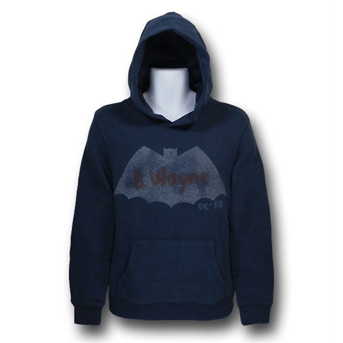 Batman B. Wayne 64 Junk Food Pullover Hoodie, Blue