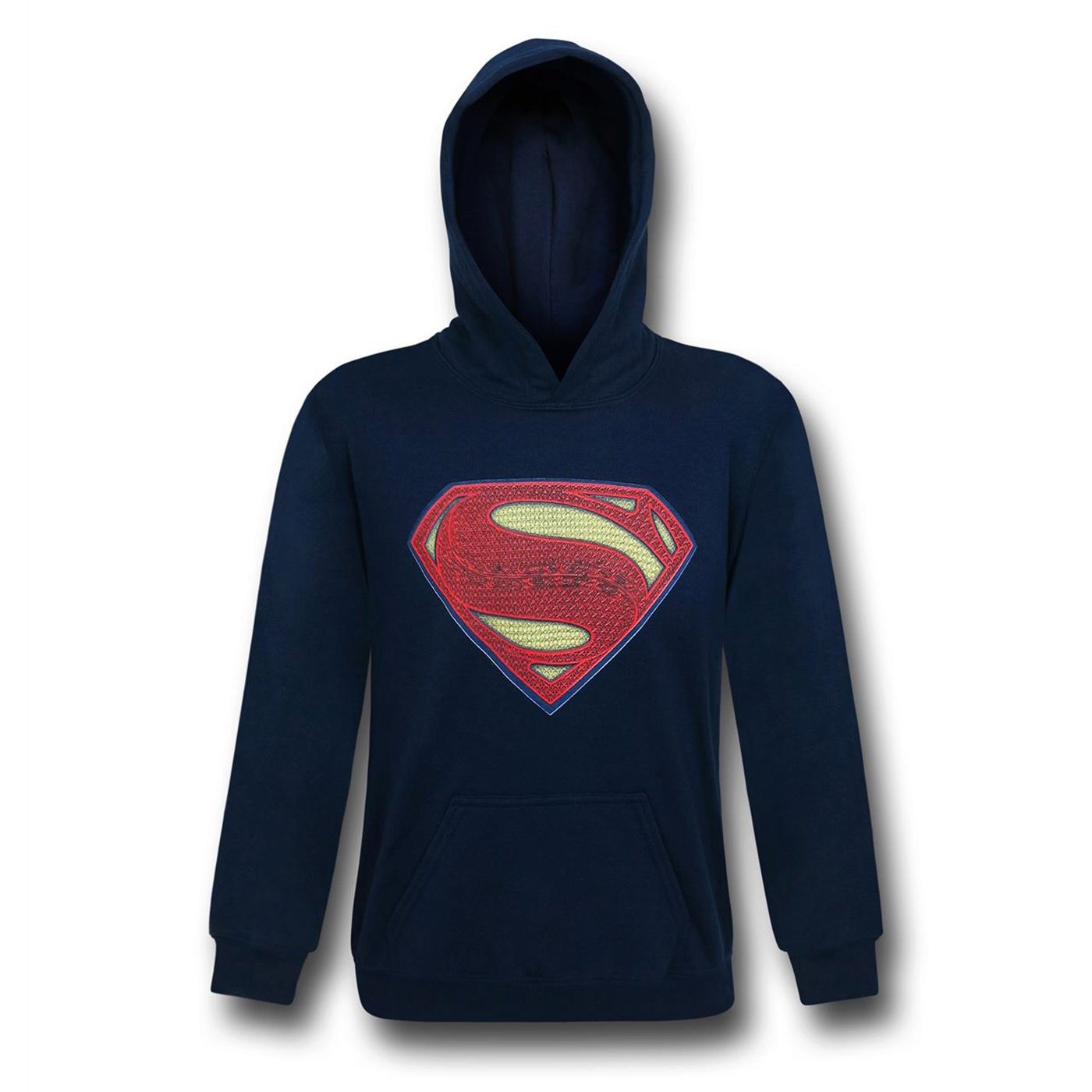 Batman Vs Superman Kids Superman Symbol Hoodie, Blue
