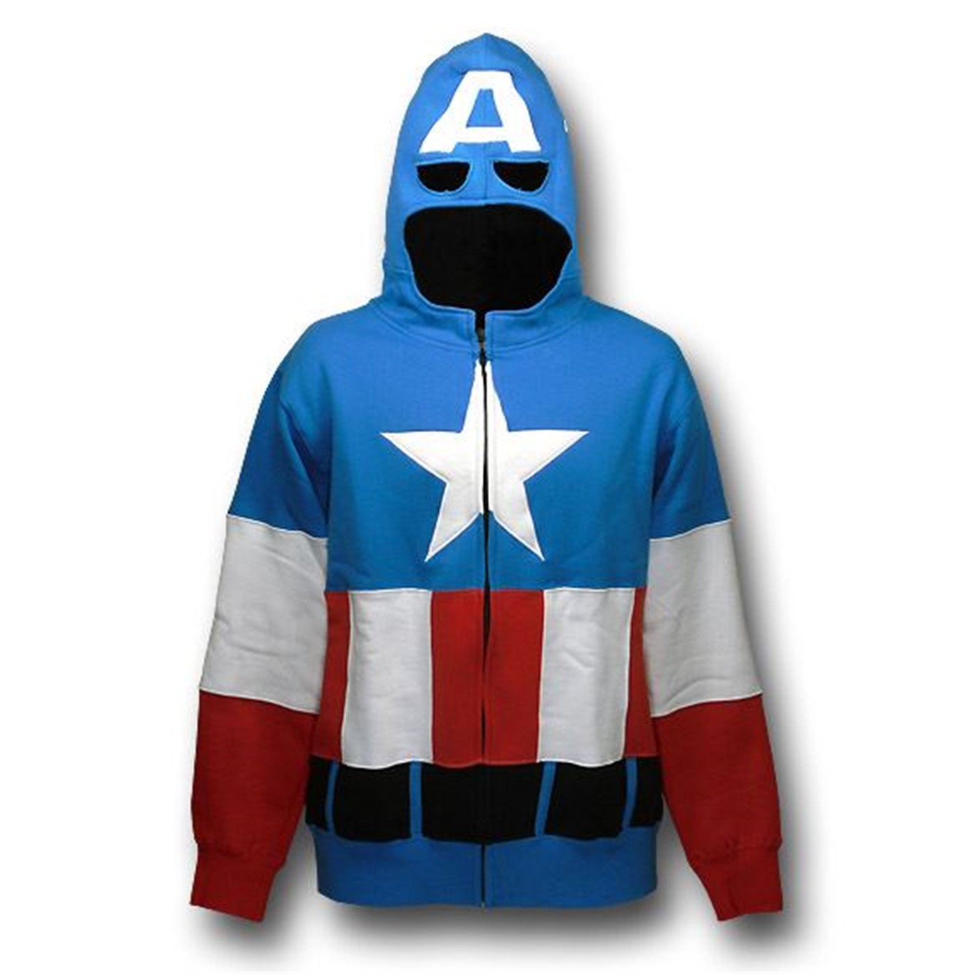 Captain America Costume Hoodie, Blue