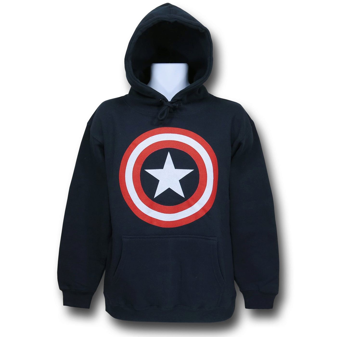 Captain America Shield Pullover Hoodie, Blue