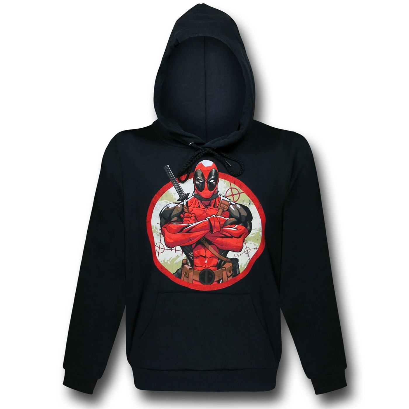 Deadpool Bullseyes Black Hoodie, Black