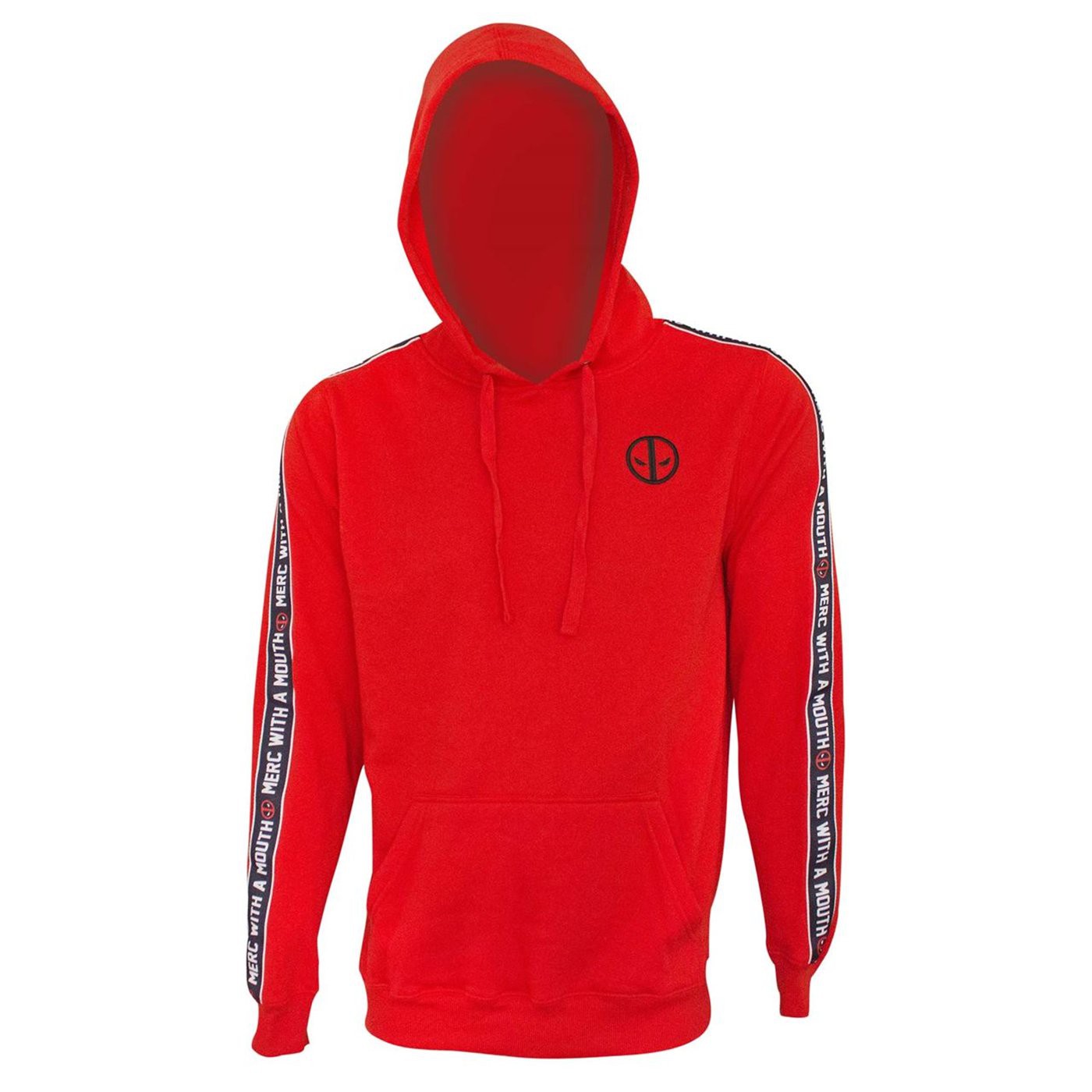 Deadpool Icon High Def Men's Hoodie, Red
