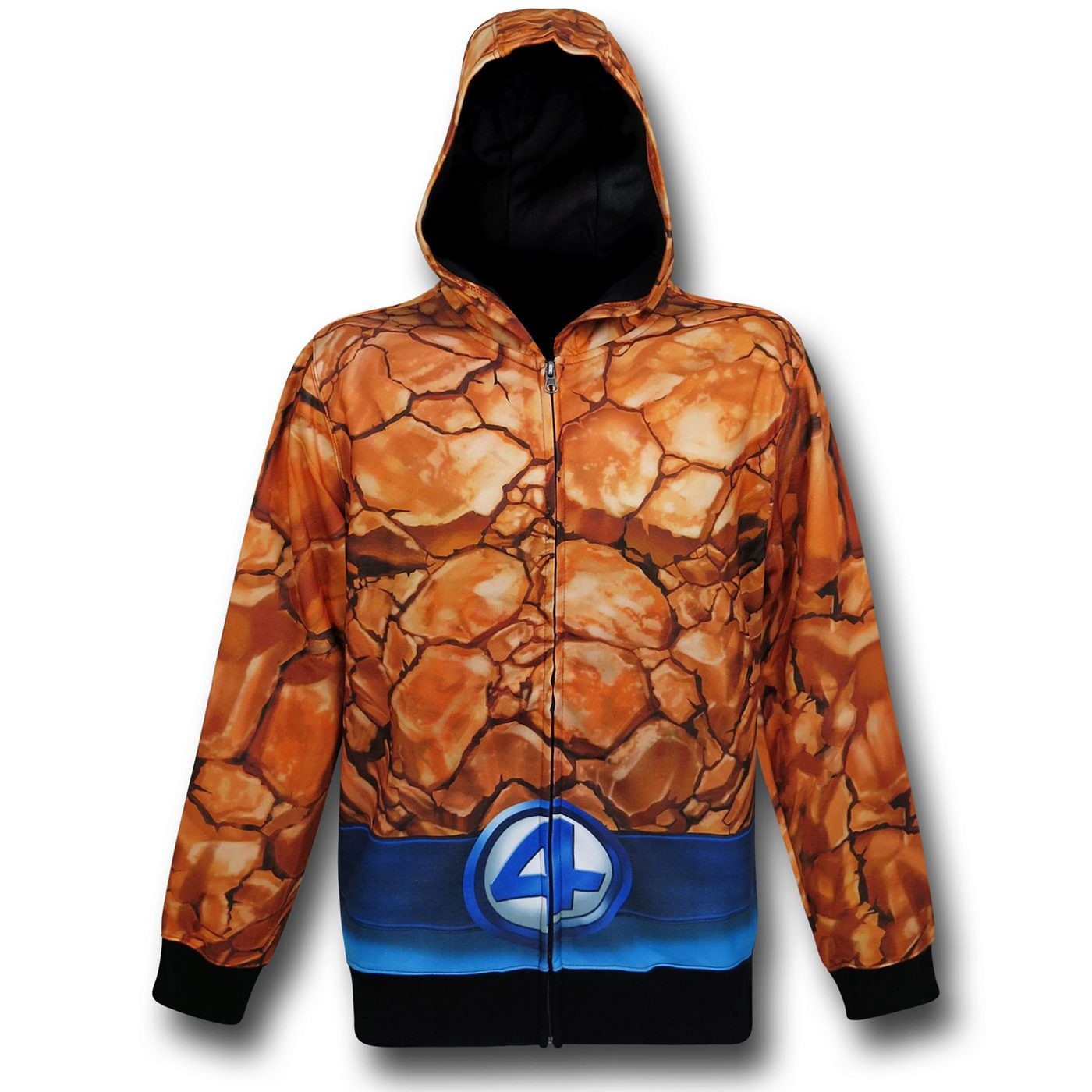Fantastic Four Thing Lightweight Costume Hoodie, Orange