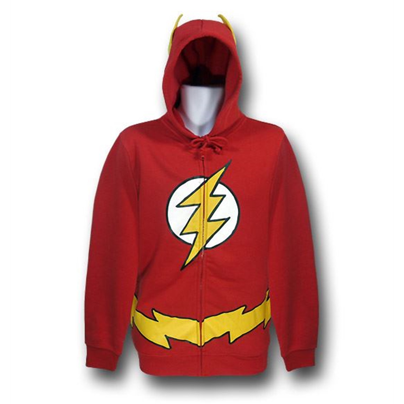 Flash Men's Costume Hoodie, Red