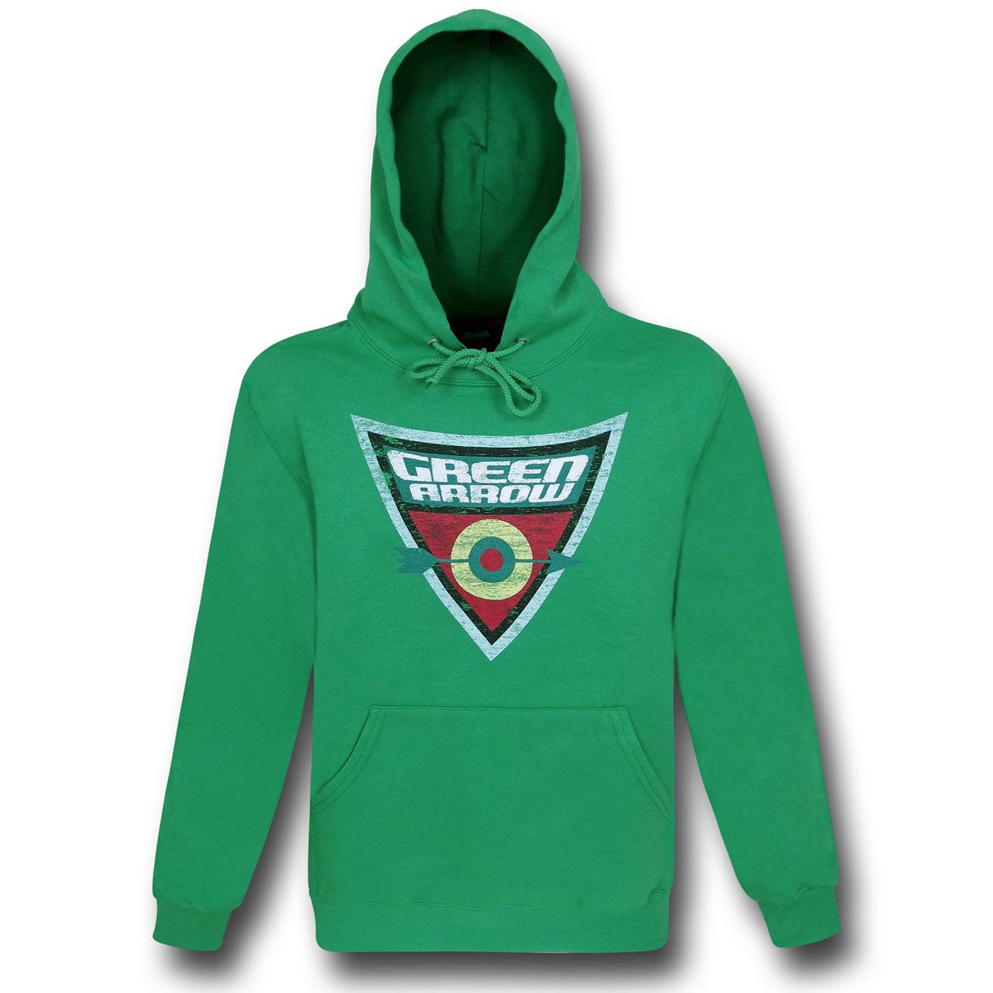 Green Arrow Brave & Bold Symbol Pullover Hoodie, Green