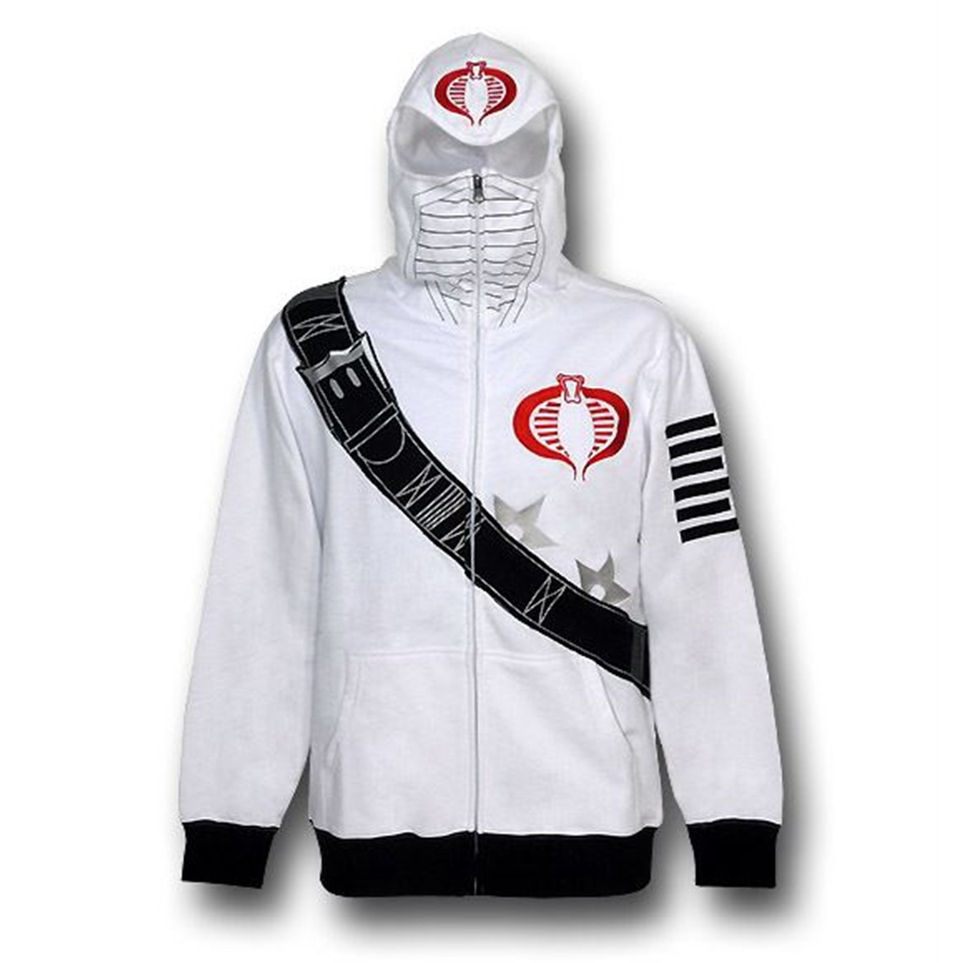 GI Joe Storm Shadow Costume Hoodie, White