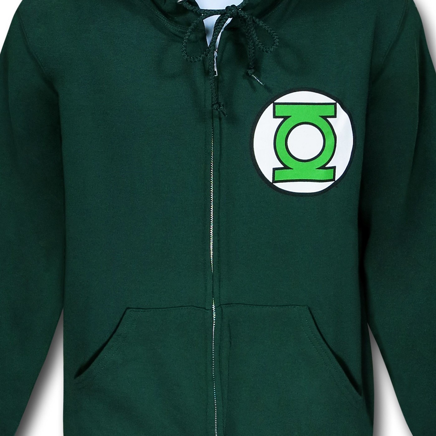 green lantern zip up hoodie