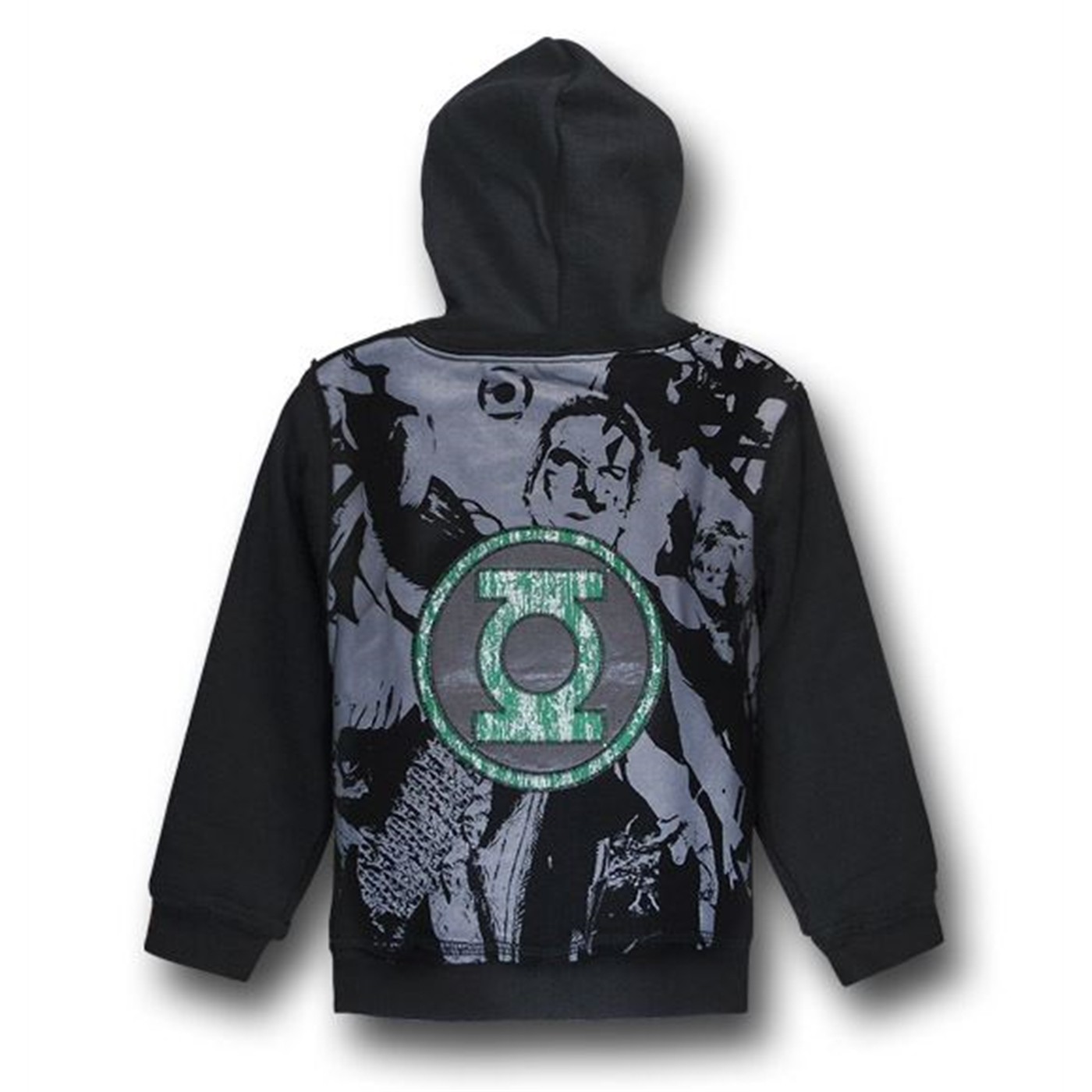 green lantern zip up hoodie