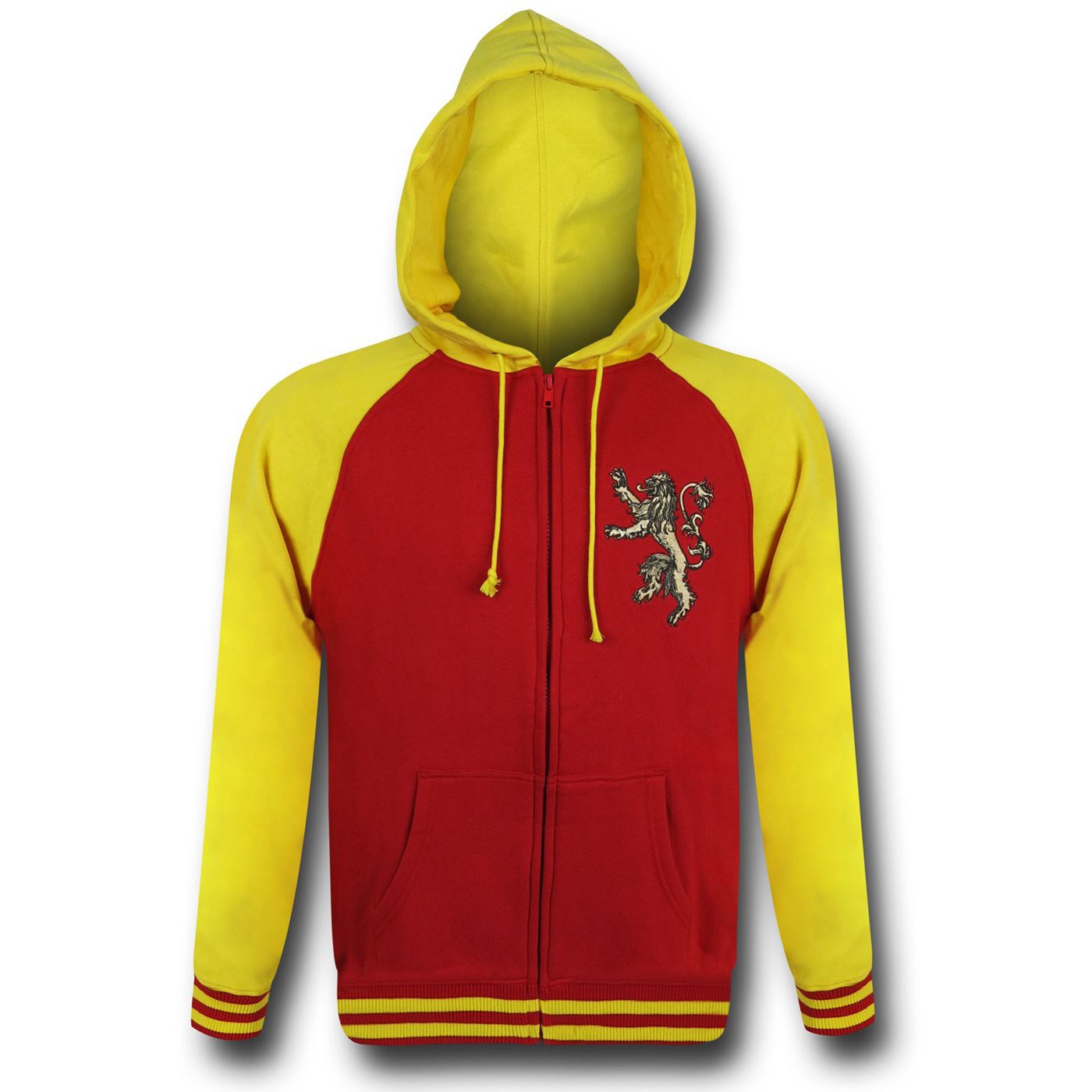 Game of Thrones Lannister Zip-Up Hoodie, Red