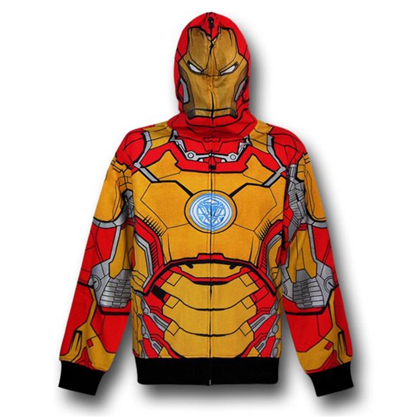 Iron Man 3 Mark 42 Armor Zip-Up Costume Hoodie