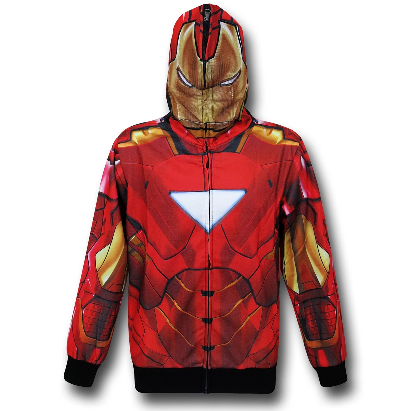 Iron Man Lightweight Sublimated Costume Hoodie, Red