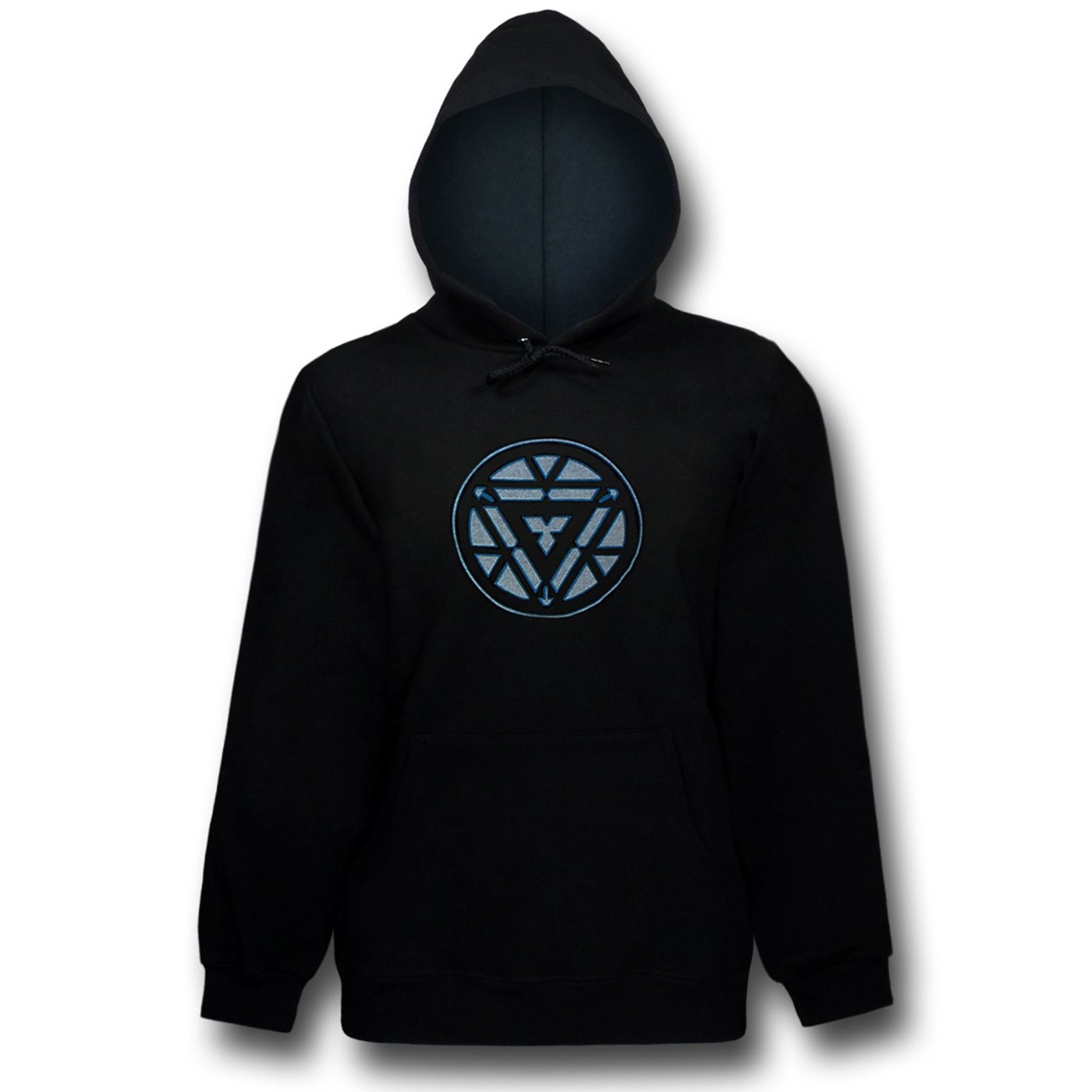 Iron Man 3 Angled Arc Reactor Hoodie, Black