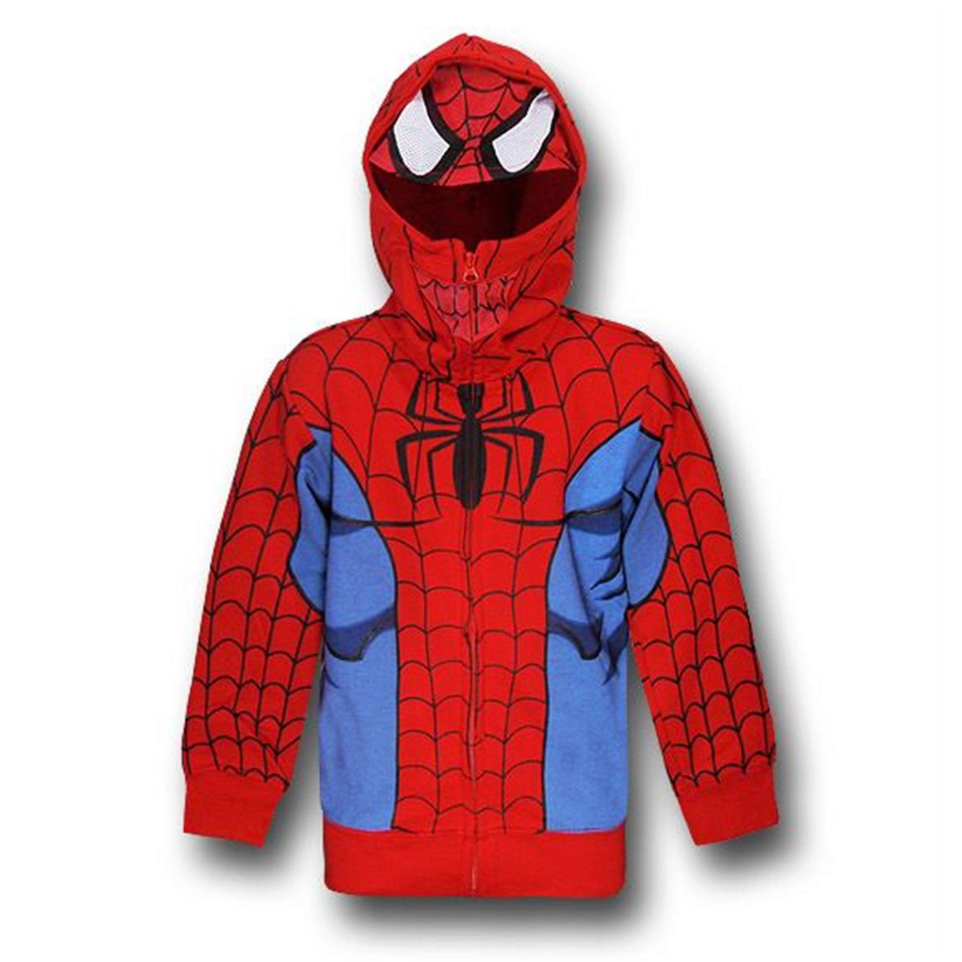 Spiderman Kids Costume Hoodie, Red