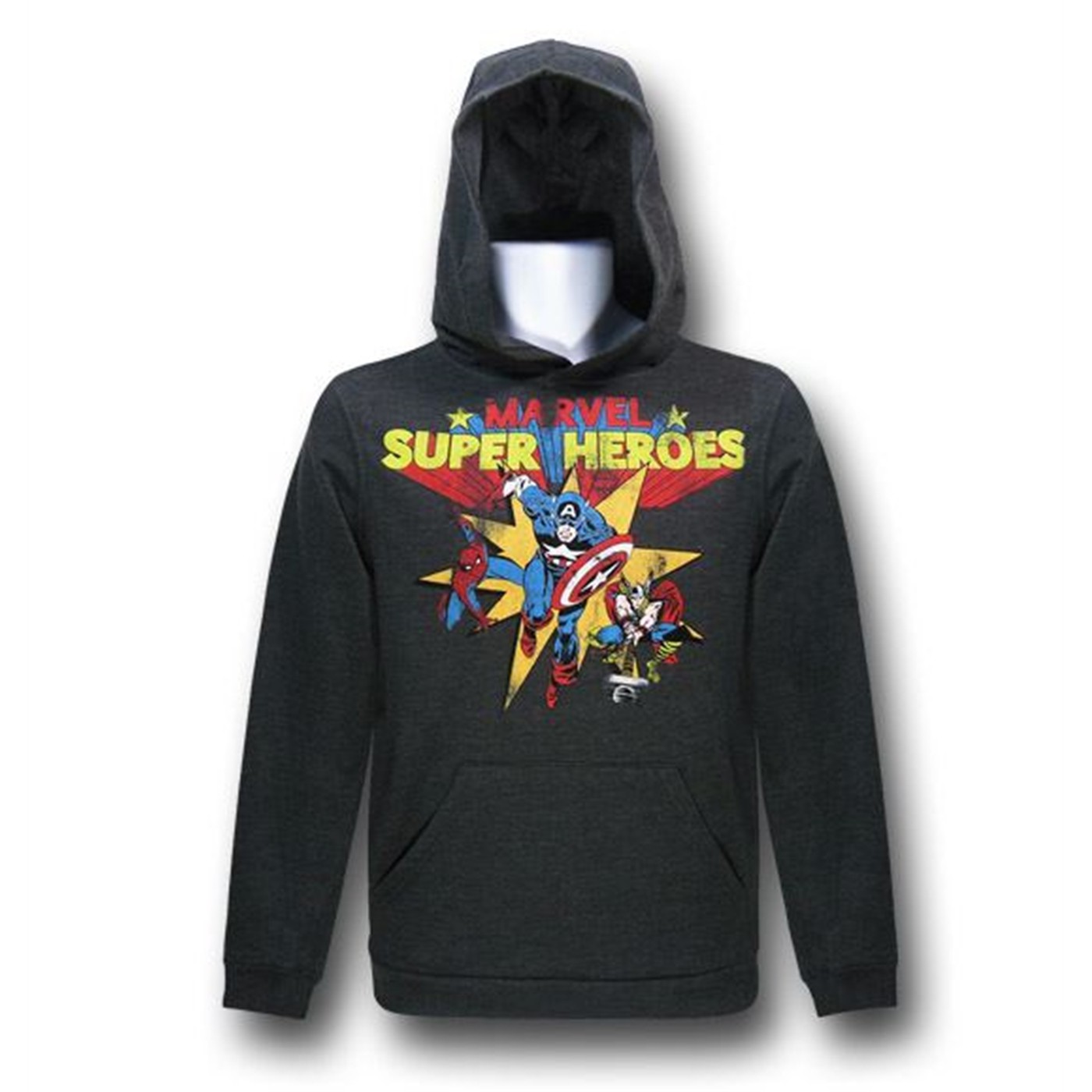 Marvel Superheroes Gray Youth Hoodie, Grey