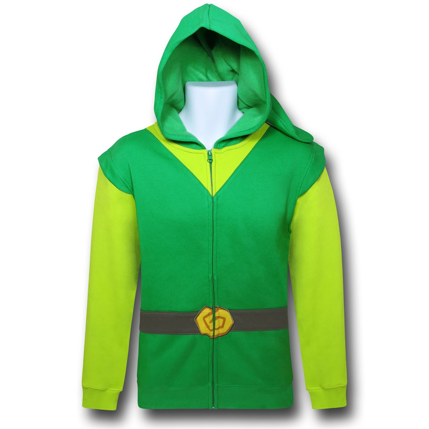Legend of Zelda Link Costume Hoodie, Green