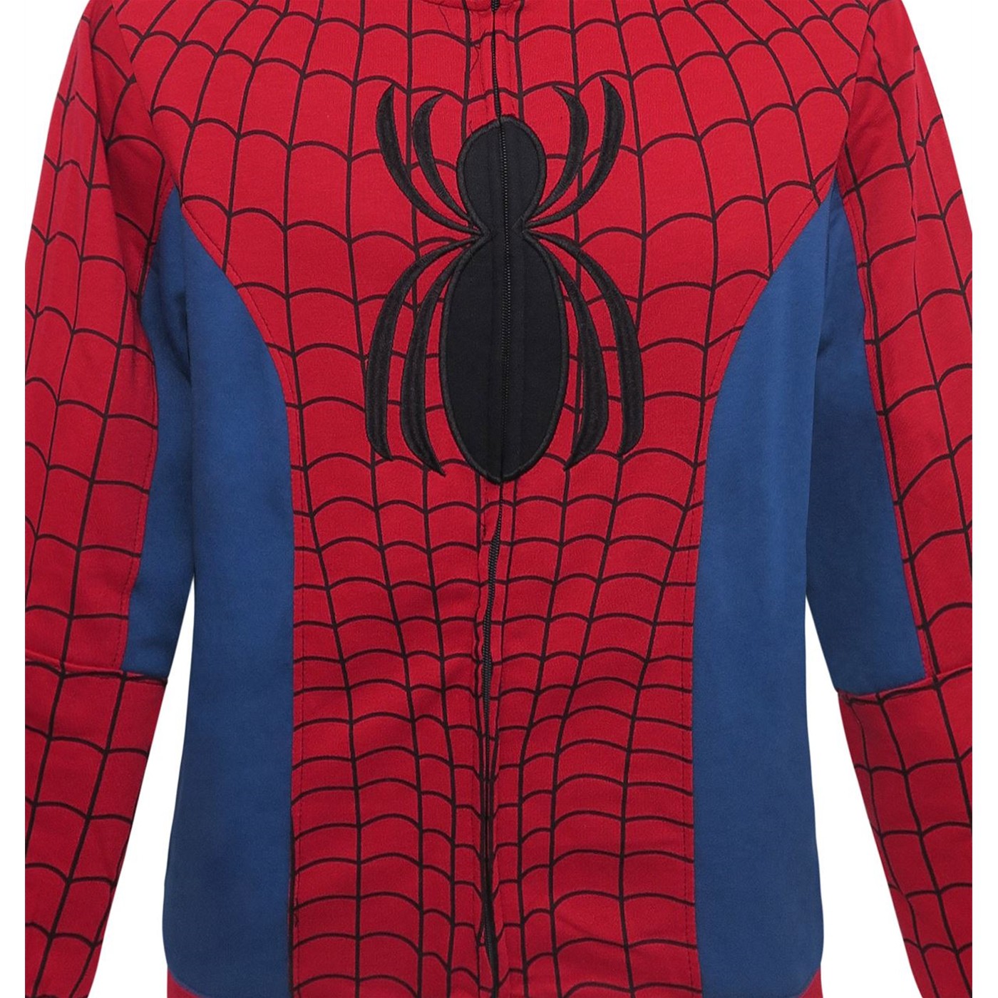 SpiderMan Full ZipUp Costume Hoodie
