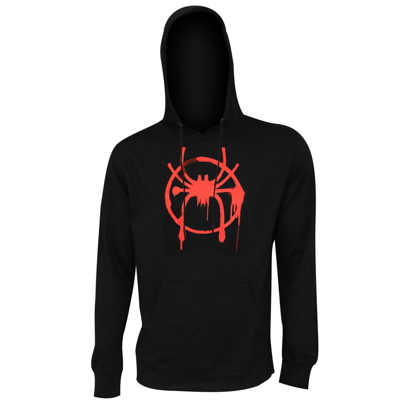 Spider-Man Into The Spider-Verse Logo Men's Hoodie, Black