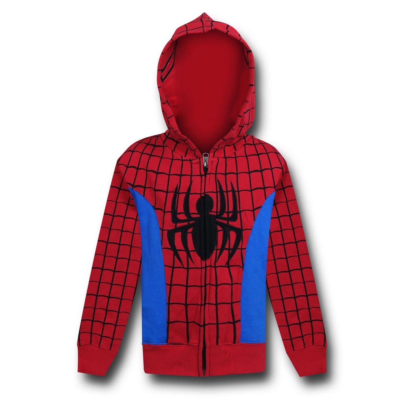 Spiderman Comic Costume Kids Hoodie, Red