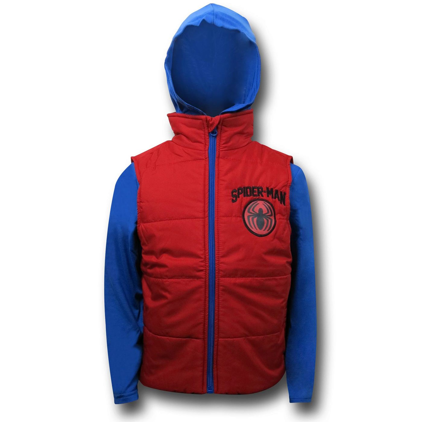 Spiderman Hoodie & Vest Kids Set, Red