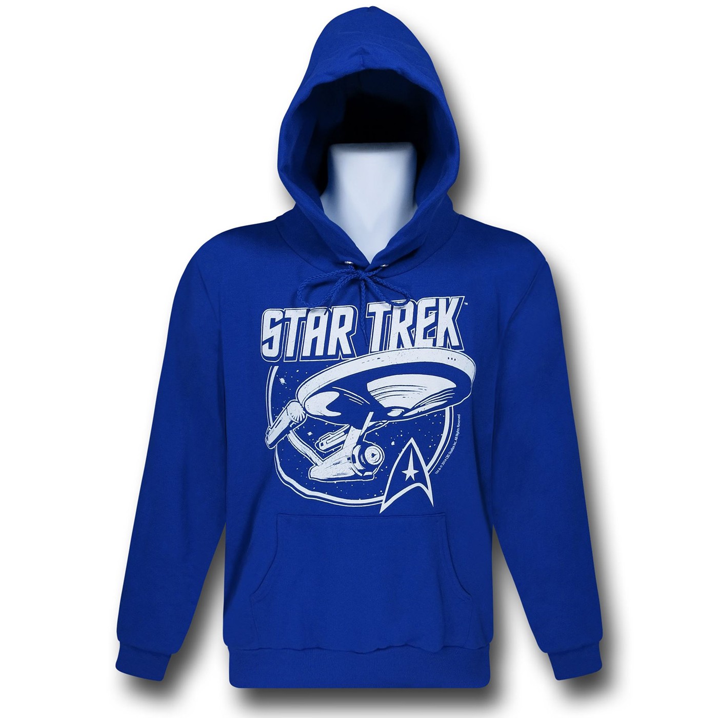 Star Trek Enterprise Blue Hoodie, Blue