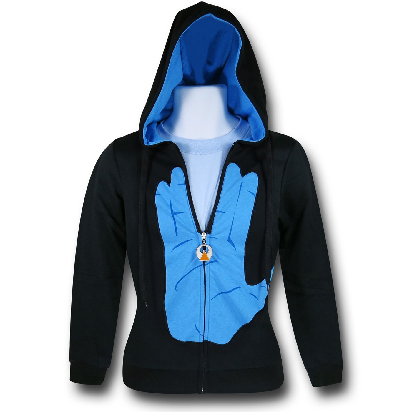 Star Trek Live Long And Prosper Women's Hoodie, Black