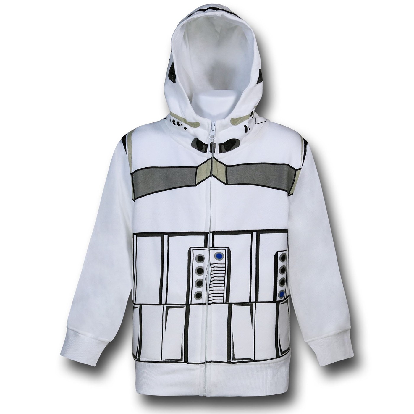 Star Wars Stormtrooper Kids Costume Hoodie, White