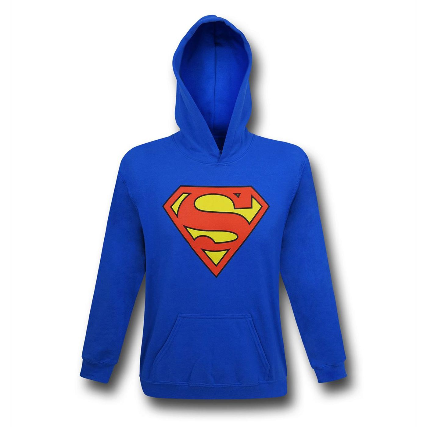Superman Symbol Royal Blue Kids Hoodie, Blue