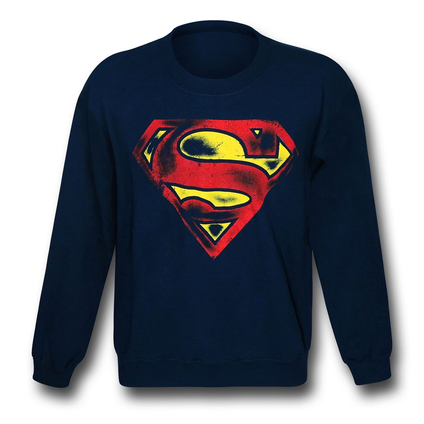 Superman Symbol Navy Sweatshirt, Blue