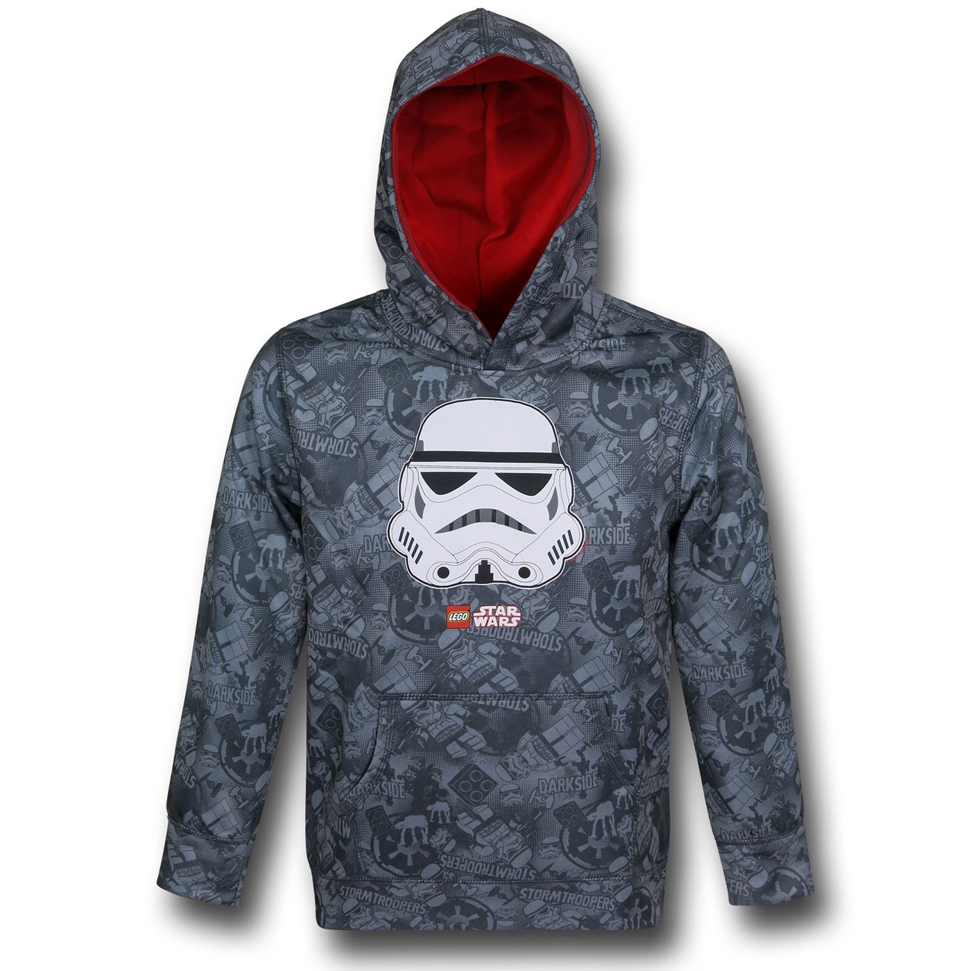 Star Wars Stormtrooper Stealth Kids Hoodie, Grey