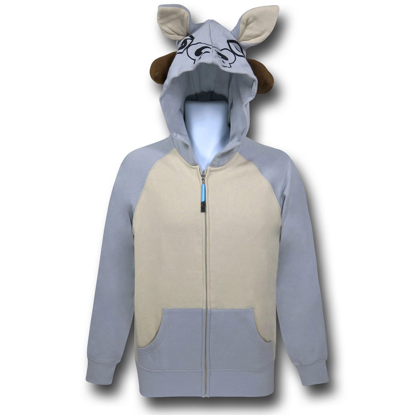 Star Wars Tauntaun Costume Hoodie, Grey