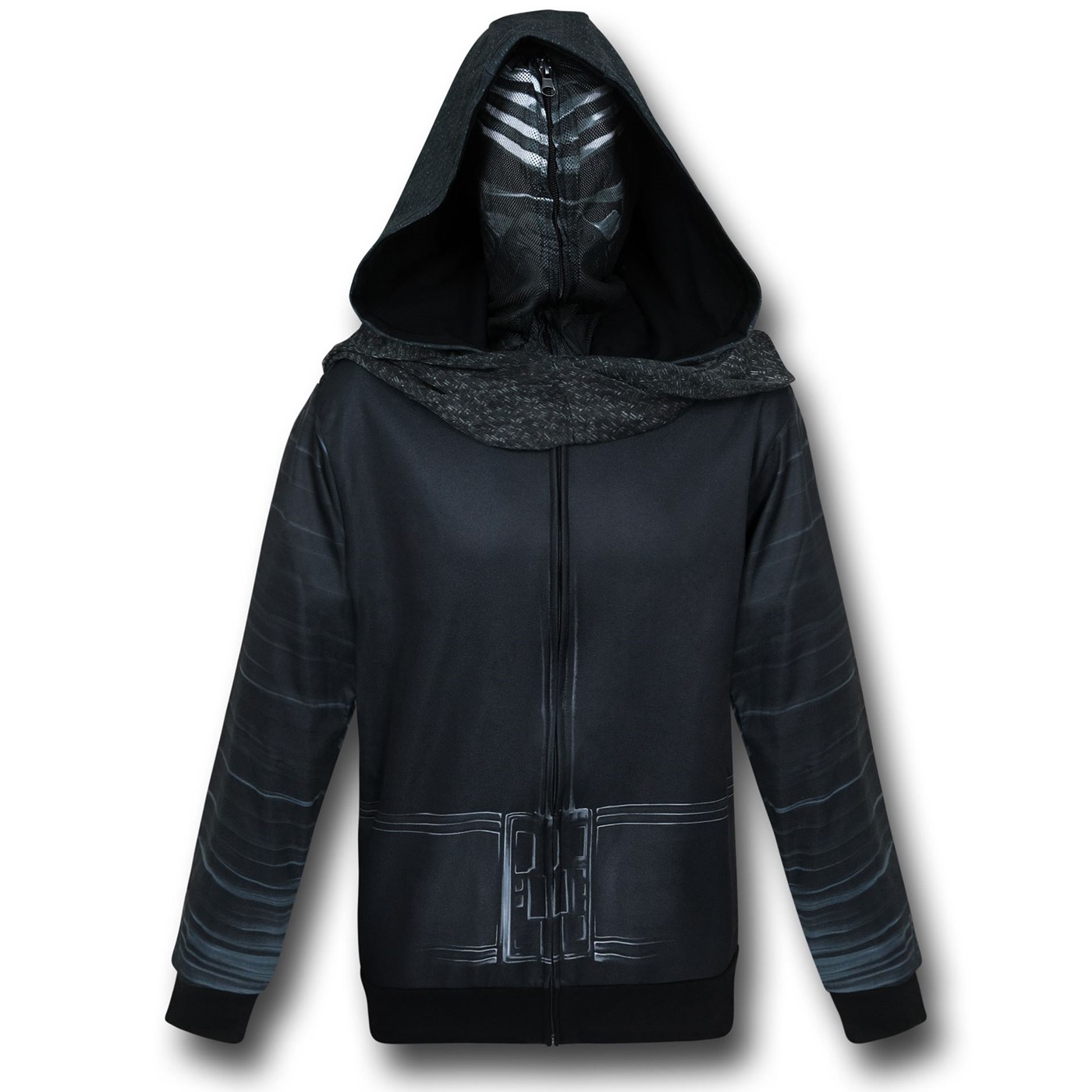 Star Wars Force Awakens Kylo Ren Costume Hoodie, Black