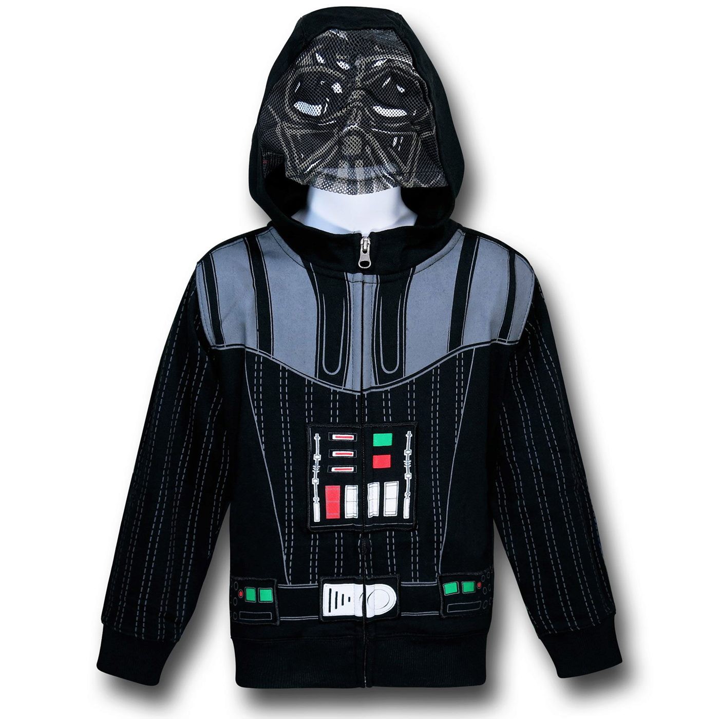 Star Wars Vader Kids Masked Costume Hoodie, Black