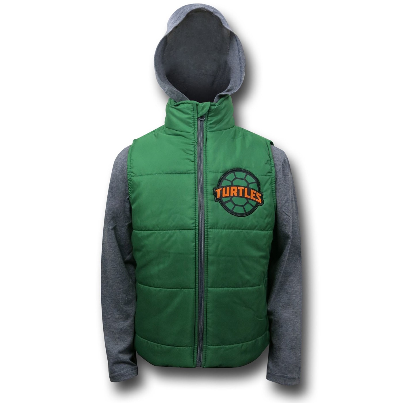 TMNT Hoodie & Vest Kids Set, Green