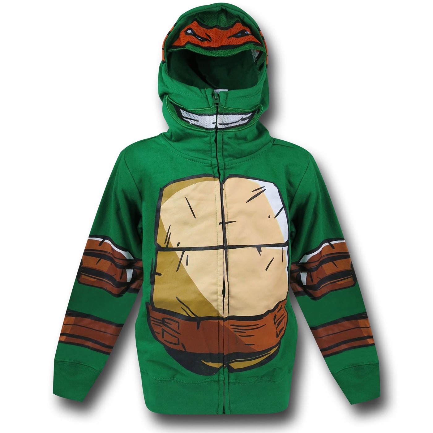 TMNT Michelangelo Kids Costume Hoodie, Green