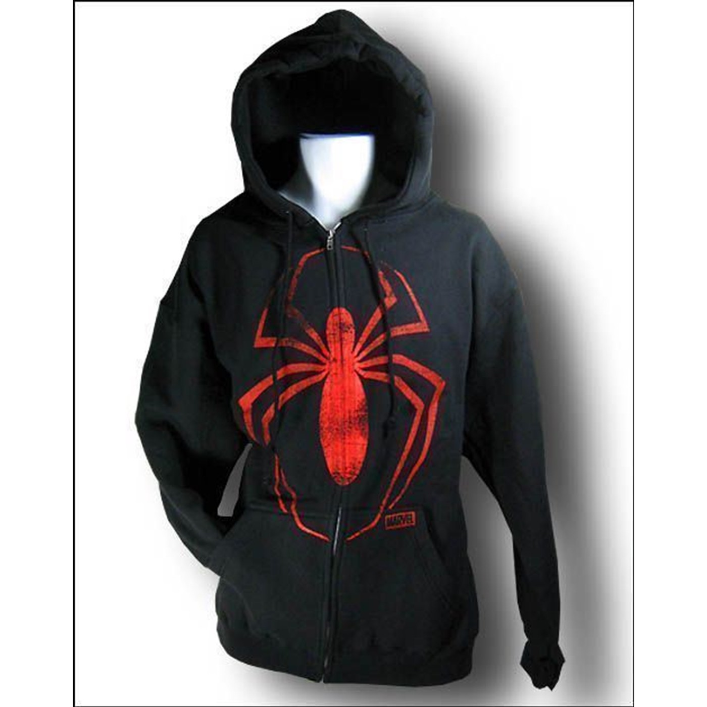 Venom Red Spider Zip-Up Hoodie