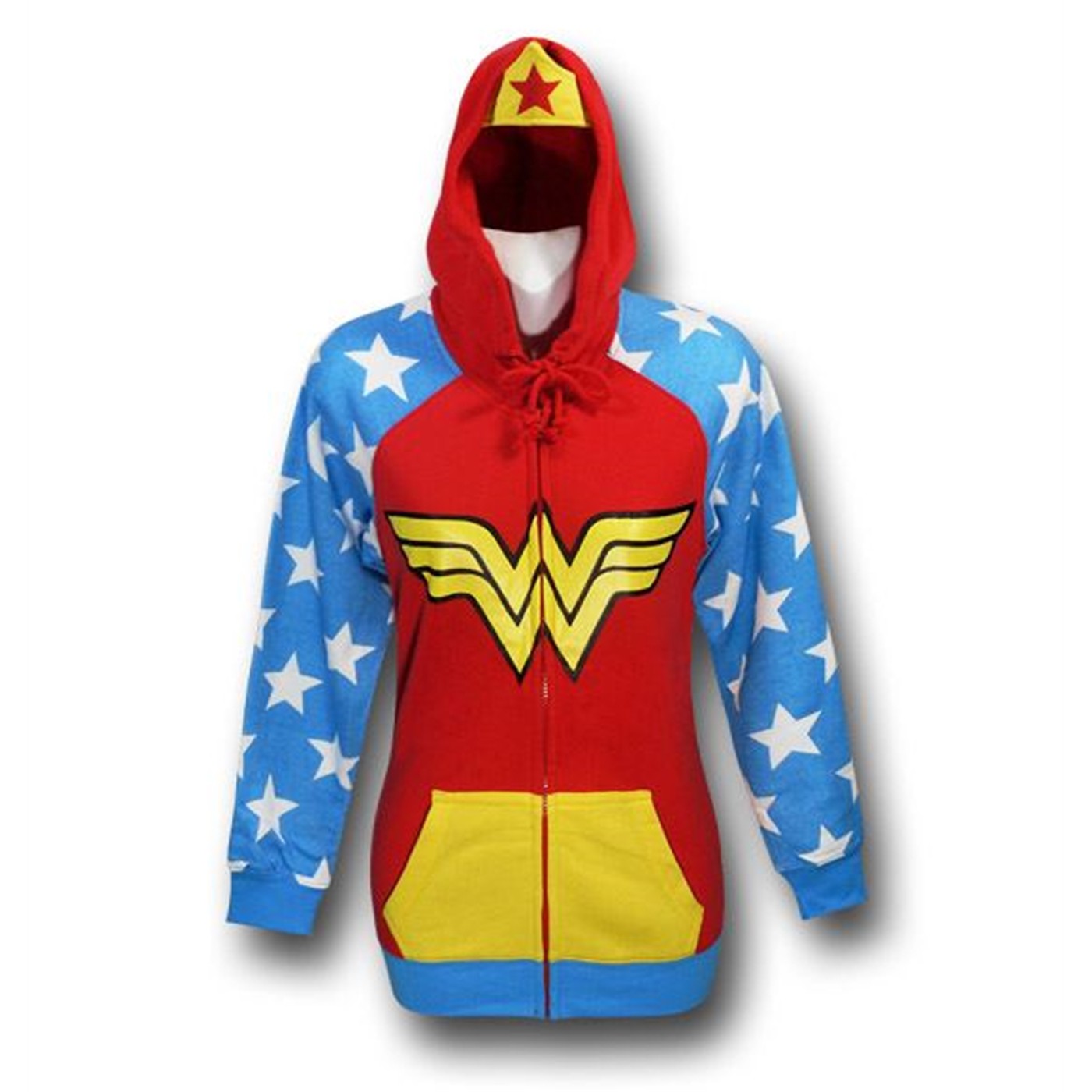 Wonder Woman Womens Women's Costume Hoodie, Red