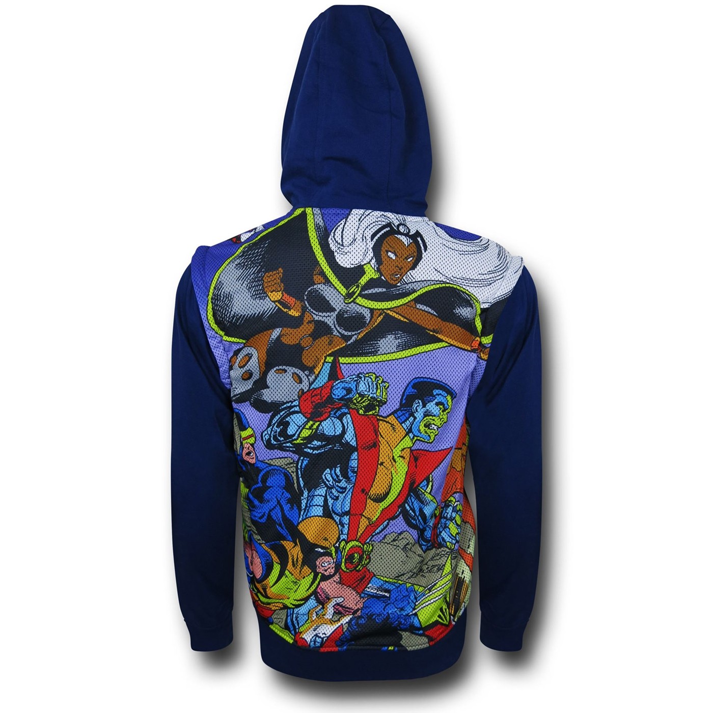 X-Men Blasted Sublimated Hoodie, Blue