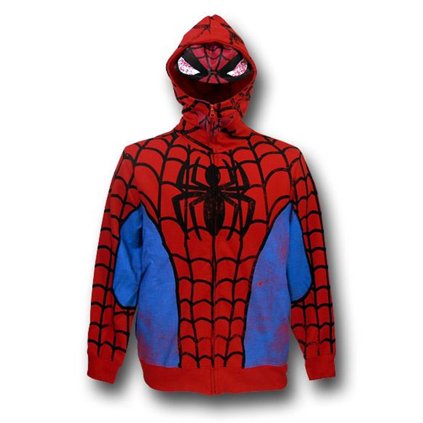 Spiderman Youth Costume Hoodie w/Eyes, Red