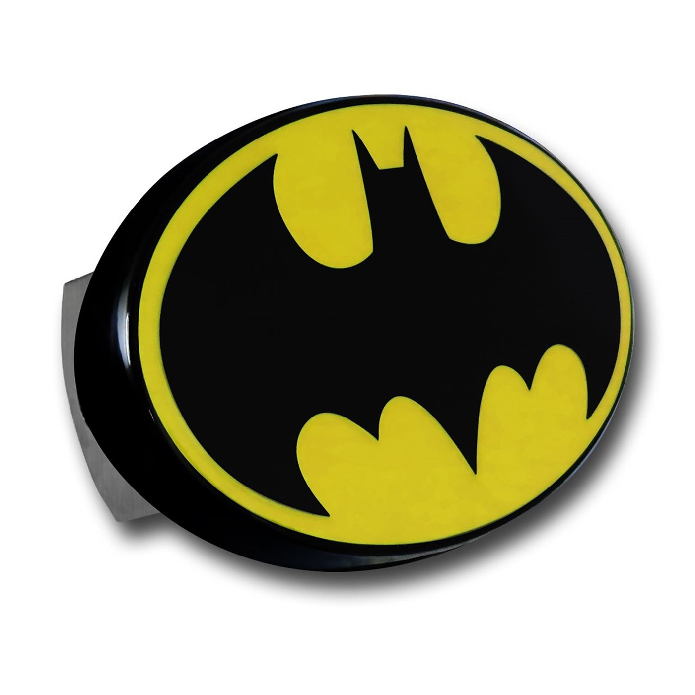 Batman Symbol Trailer Hitch Plug, Yellow